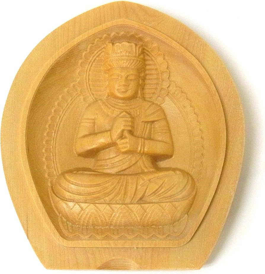 香合仏 大日如来 懐中仏 木彫仏像 蓮型懐中仏/香合仏 【大日如来】 干支お守り本尊・未年